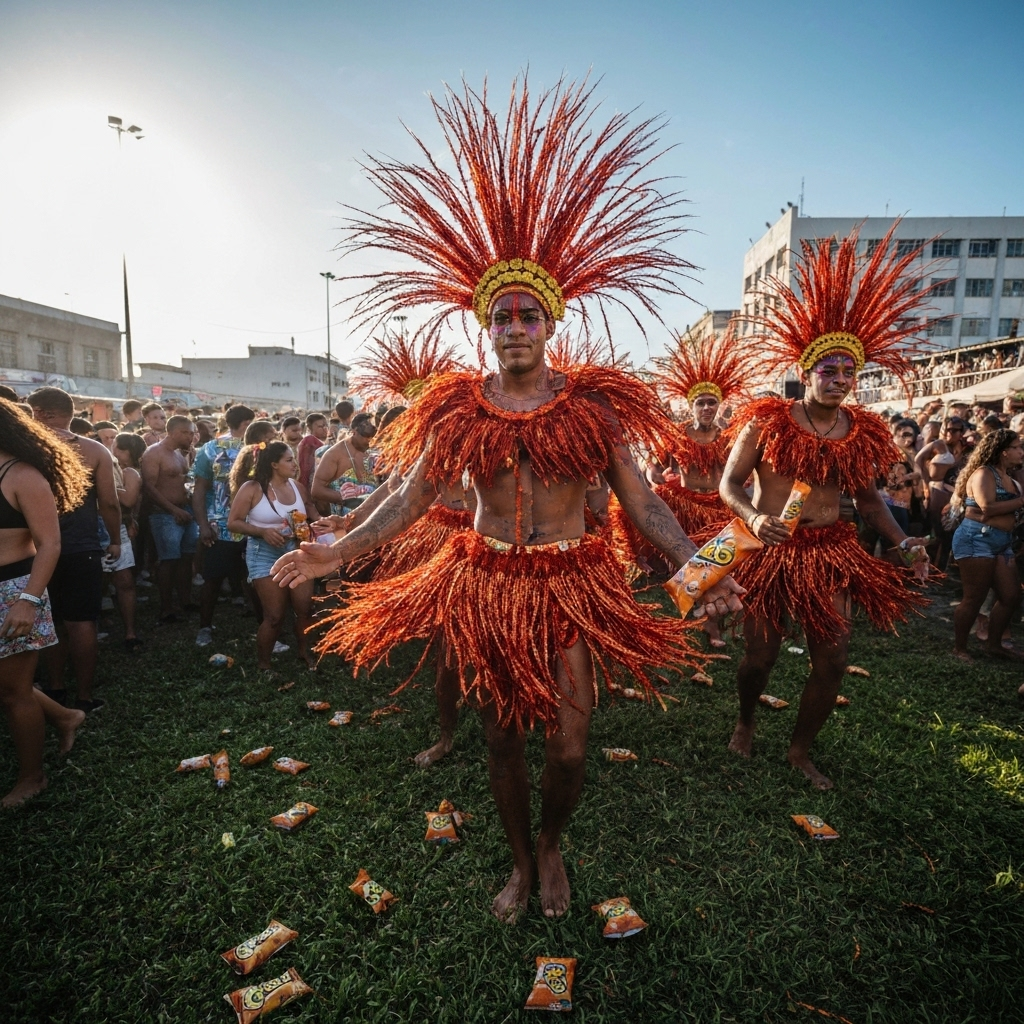 Cheetos no Carnaval de Salvador: Mídia OOH impulsiona vendas.