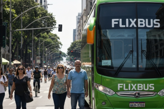 FlixBus Tapete Verde na Av. Paulista