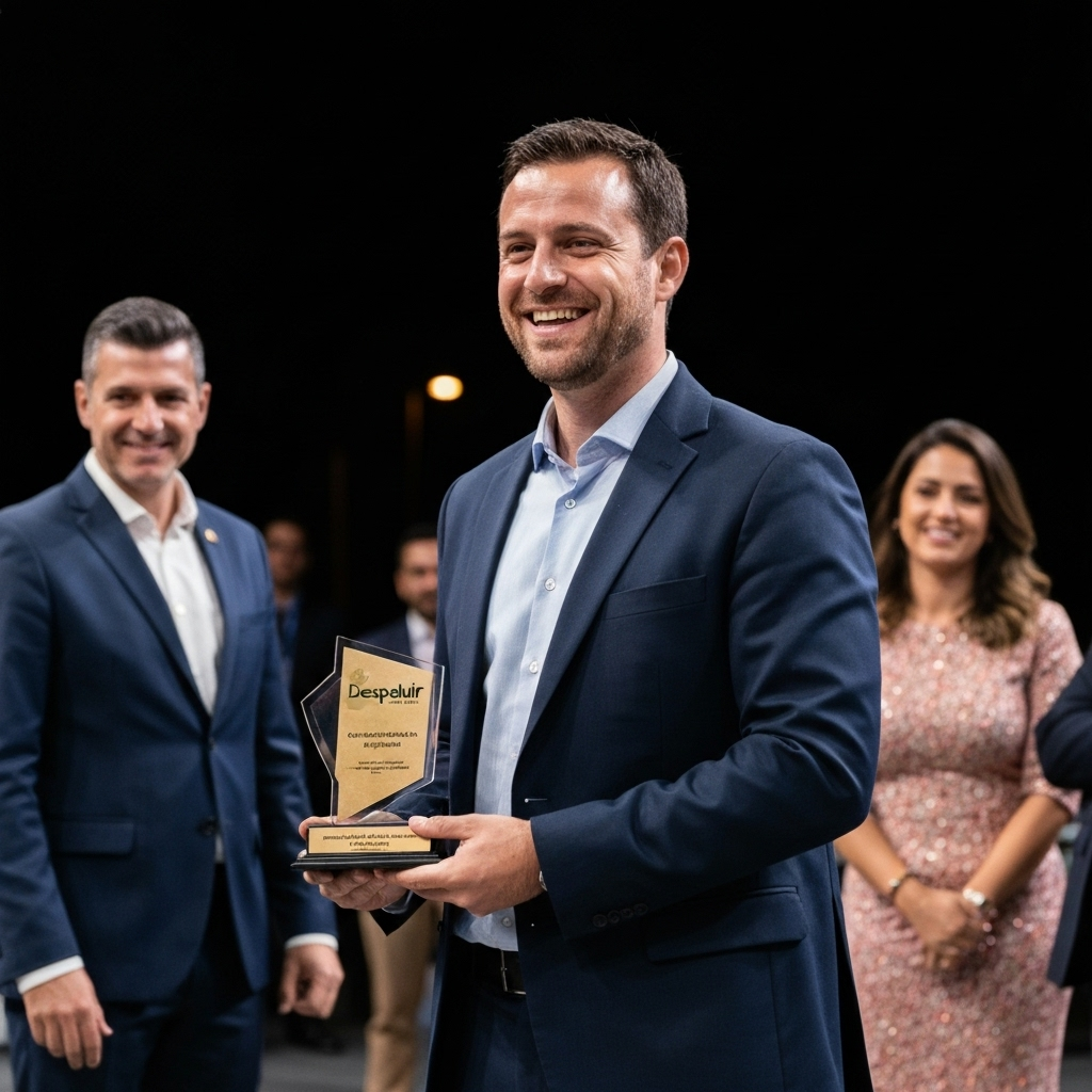 Empresas premiadas no Prêmio Despoluir durante a TranspoSul 2025