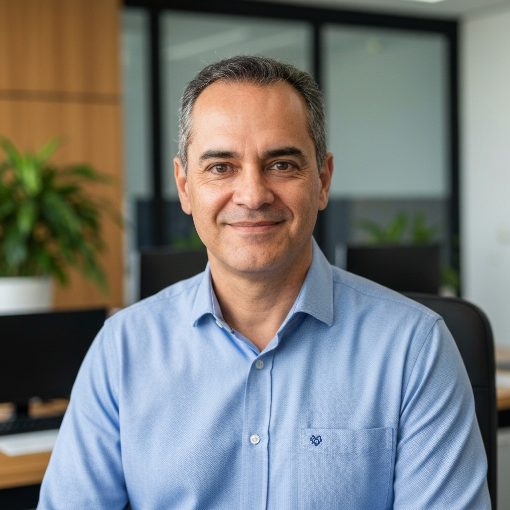 Andderson dos Santos Lopes, ex-bancário, agora líder no setor de crédito.
