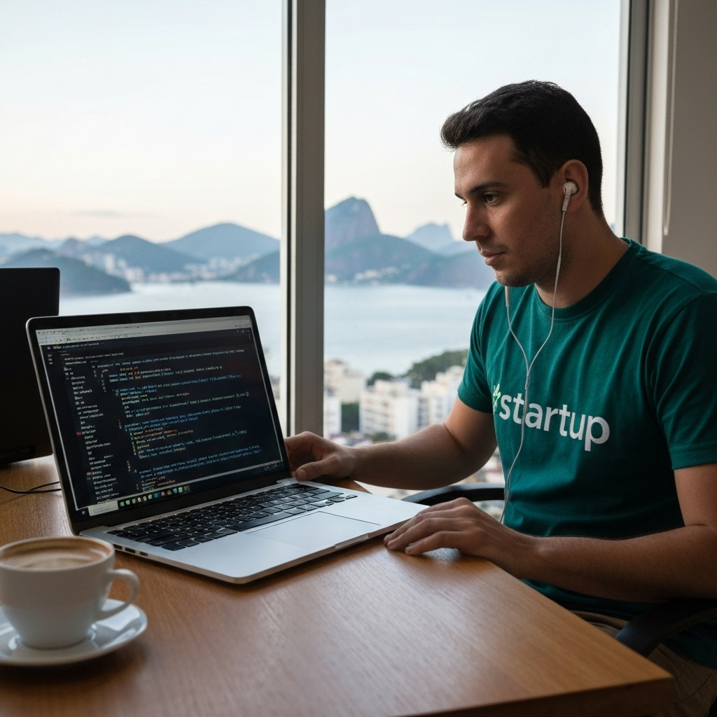 Devs brasileiros trabalhando remotamente para os EUA