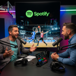 Podcasts de vídeo de esportes disparam no Spotify