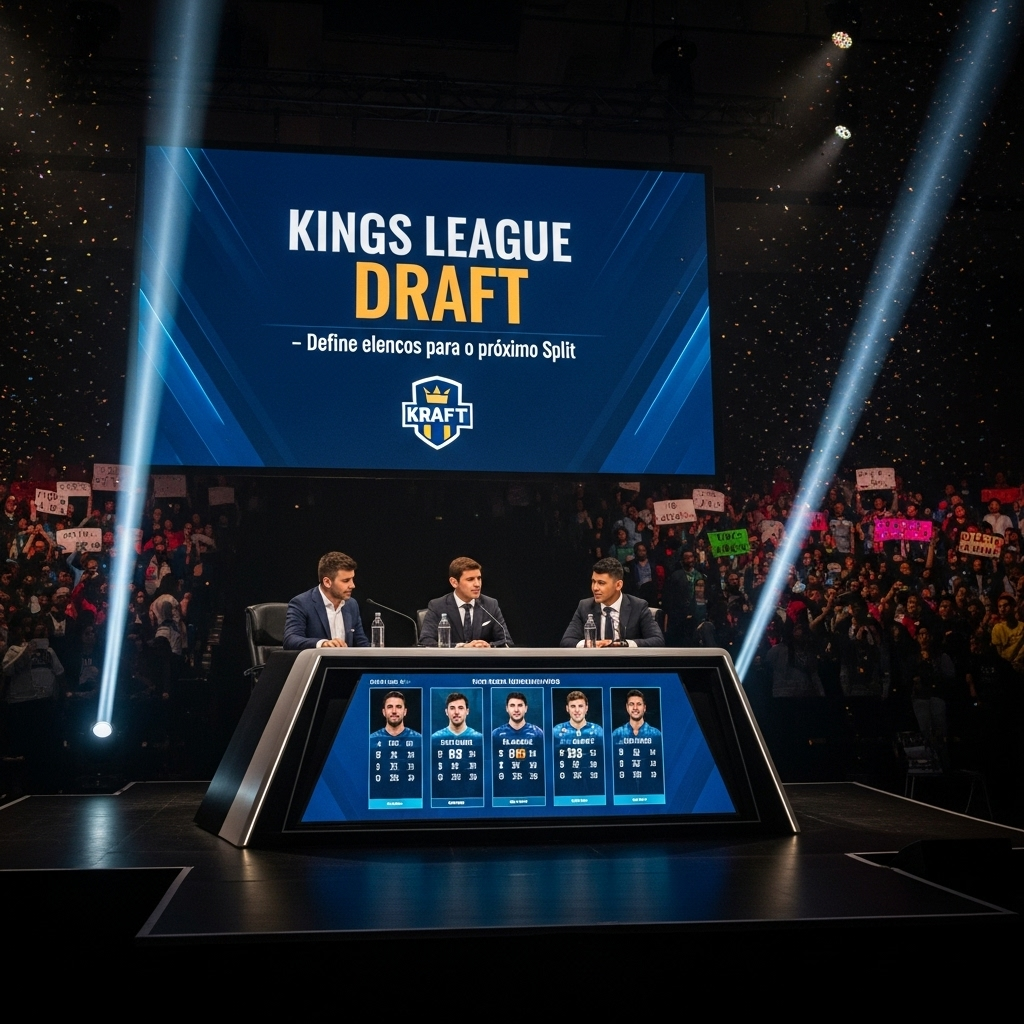 Draft da Kings League define elencos para novo split.