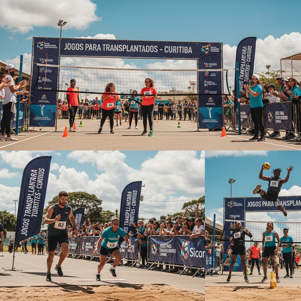 Atletas transplantados competem em Curitiba