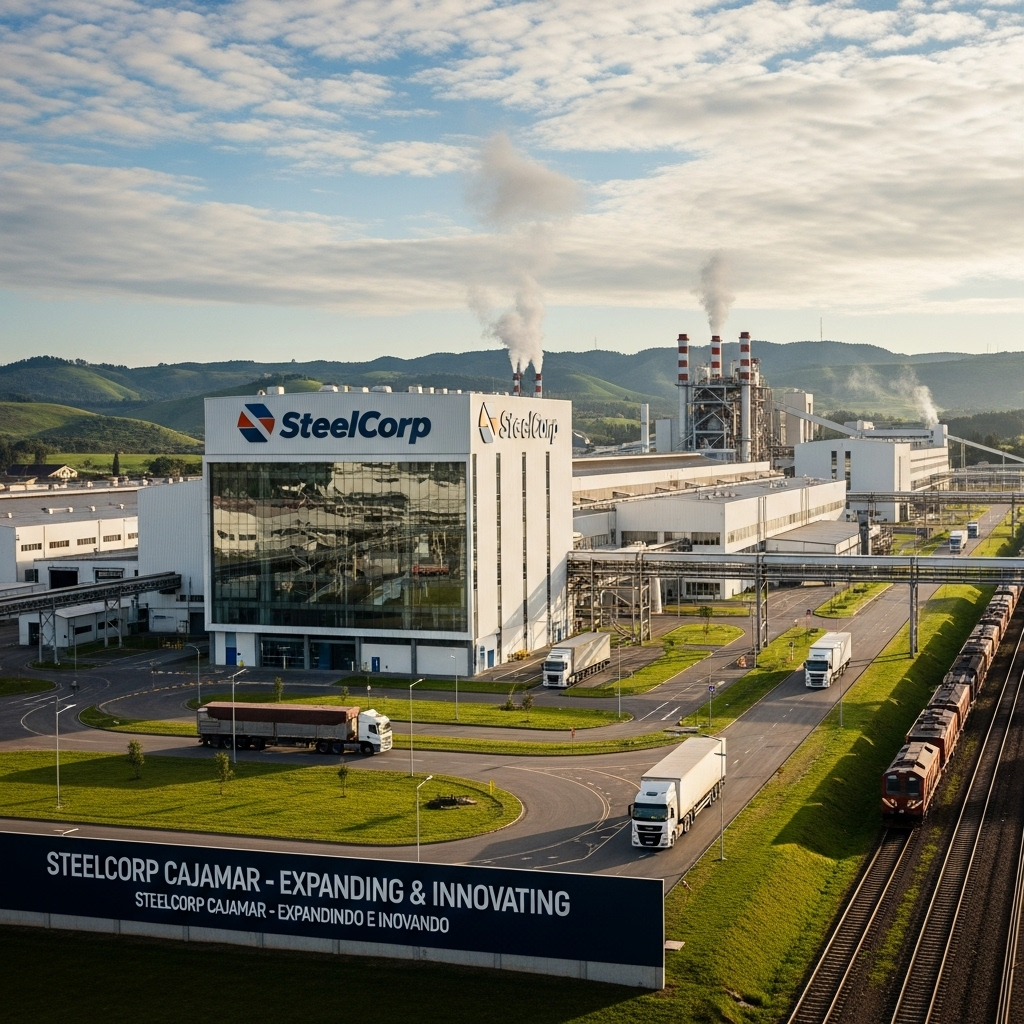 Inauguração da nova fábrica da SteelCorp em Cajamar