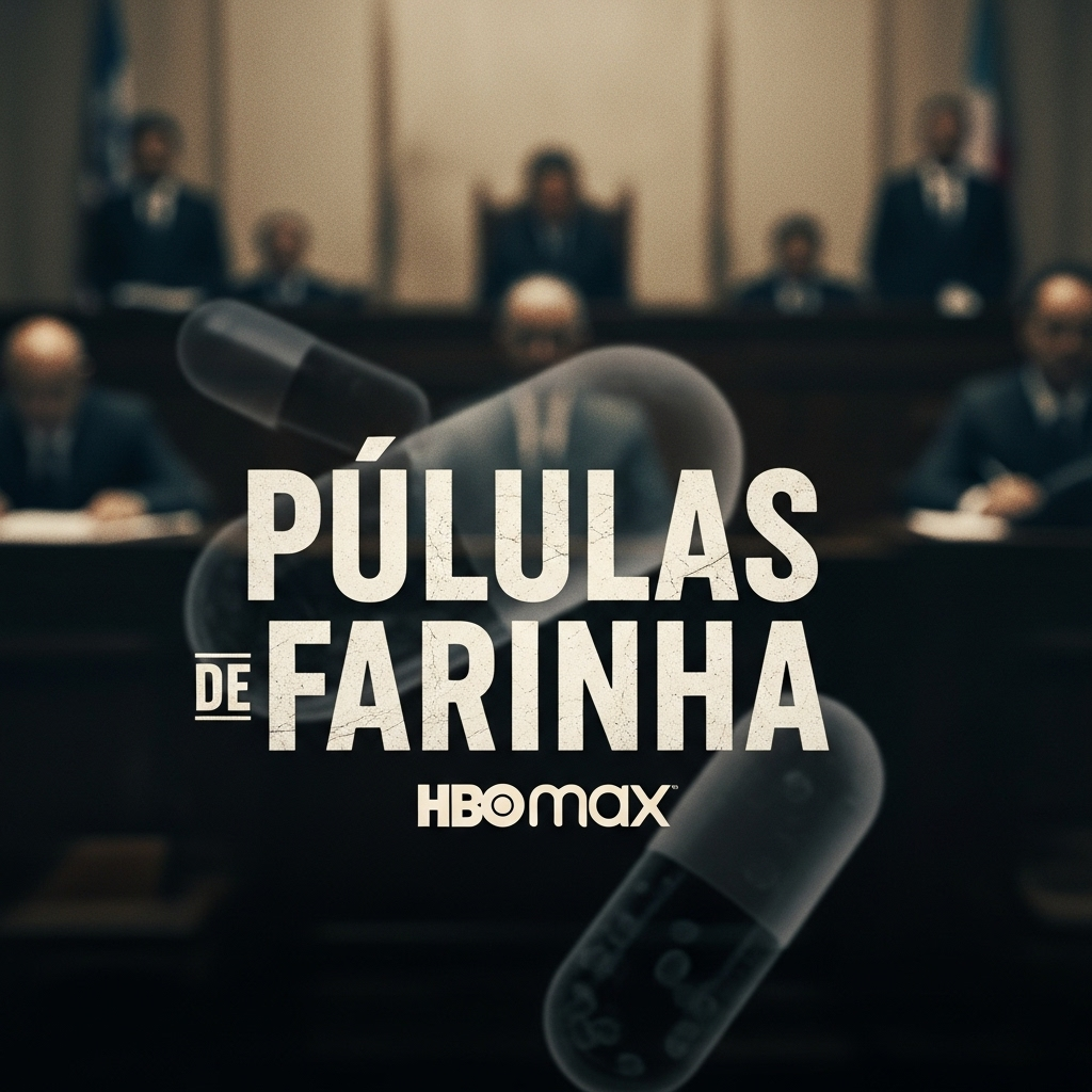 Capa da série documental 'Pílula de Farinha: O Escândalo Que Gerou Vidas' na HBO Max.