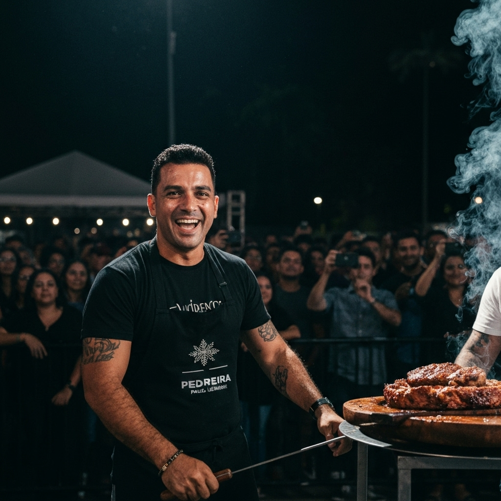 Público vibrante no Churrasco On Fire em Curitiba