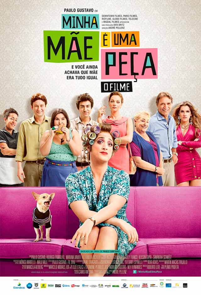 Cartaz do filme Minha Mãe É Uma Peça – O Filme