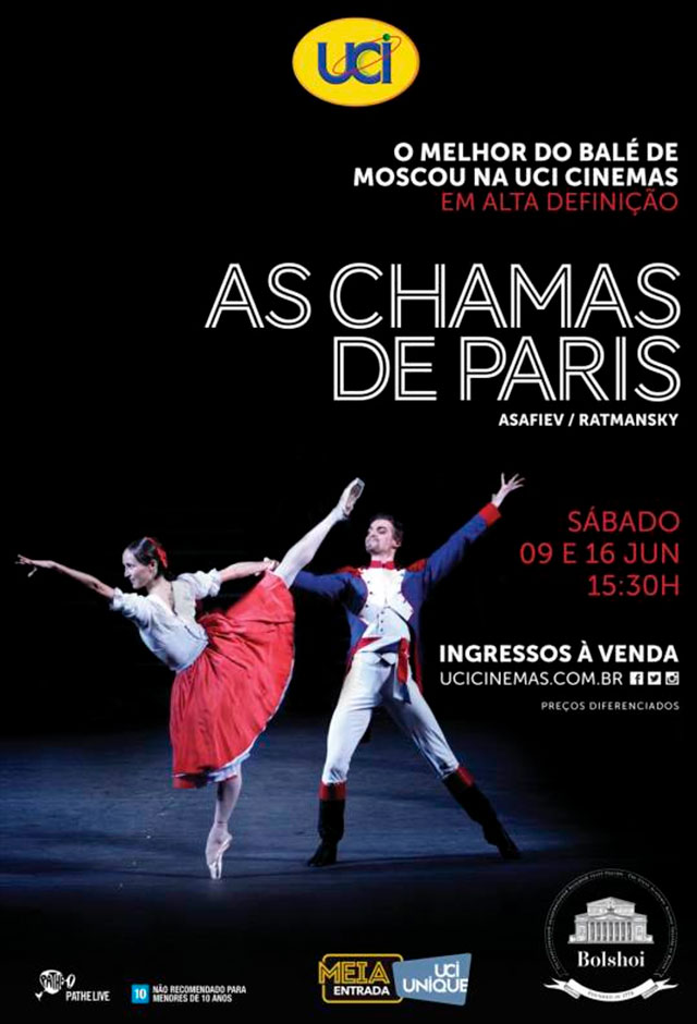 Cartaz do filme Ballet Bolshoi: As chamas de Paris