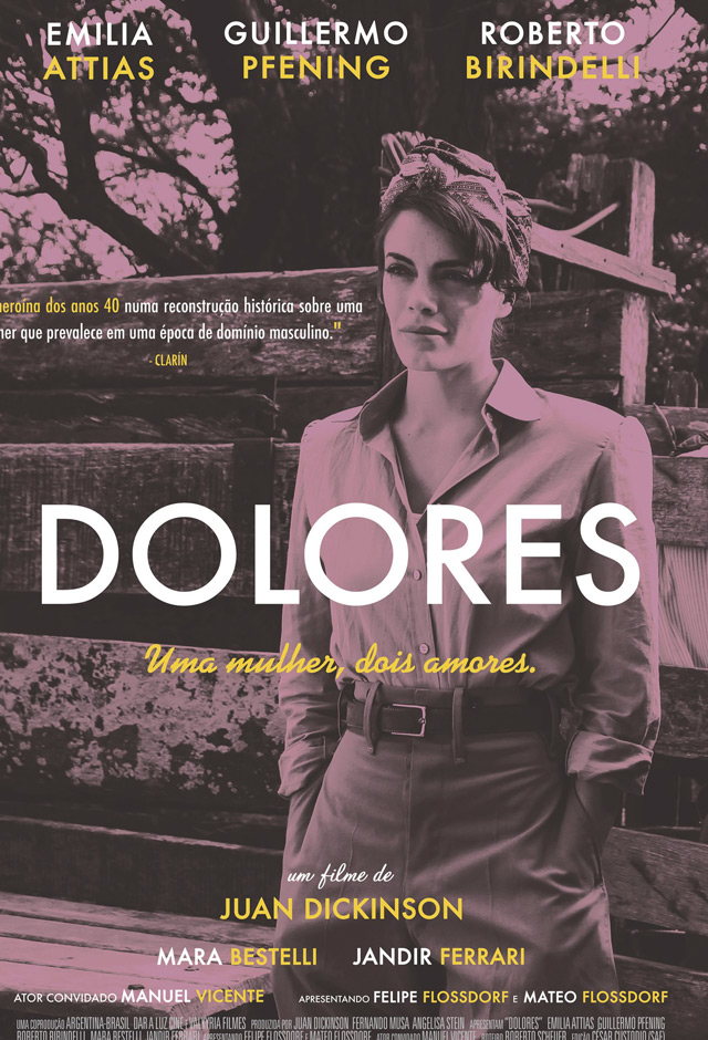 Cartaz do filme Dolores – uma mulher dois amores