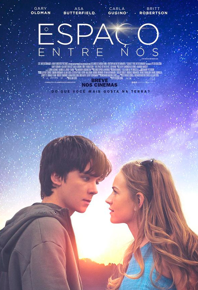 Cartaz do filme O espaço entre nós