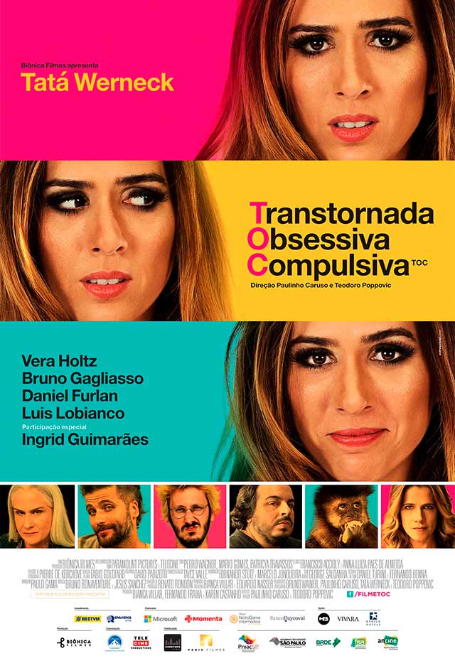 Cartaz do filme TOC – Transtornada, obsessiva, compulsiva