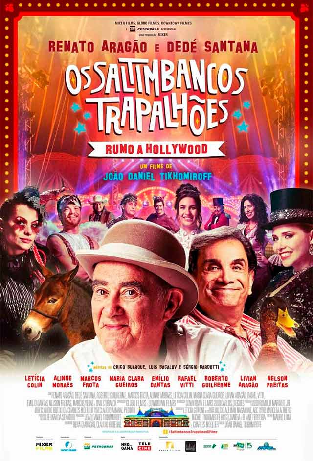 Cartaz do filme Os Saltimbancos Trapalhões: Rumo a Hollywood