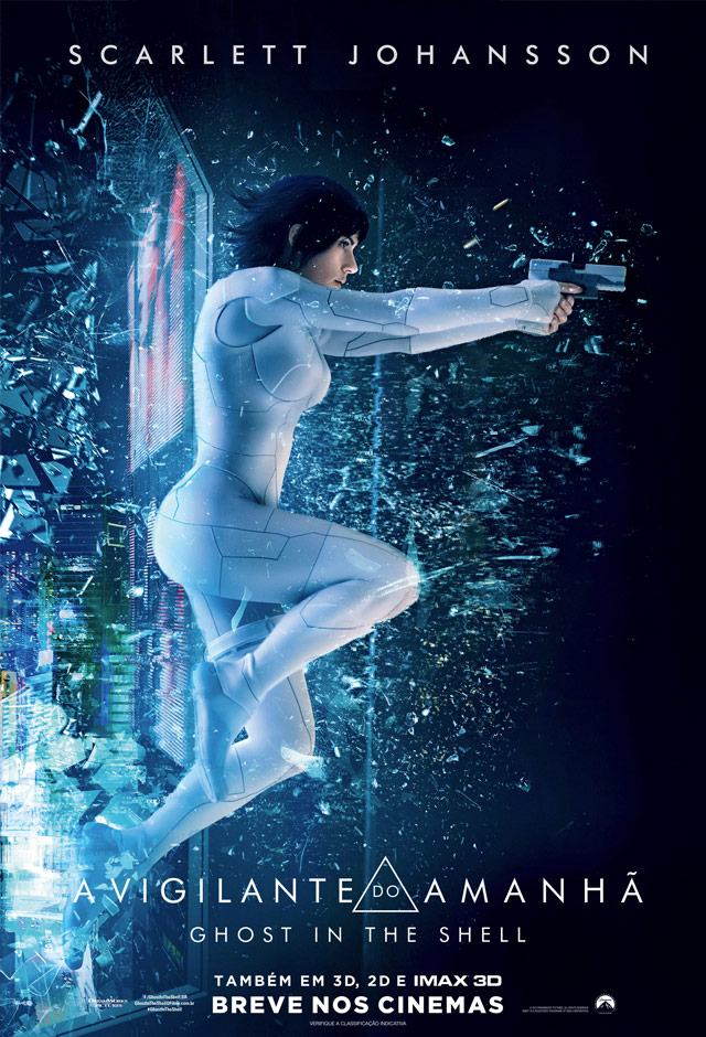 Cartaz do filme A Vigilante do Amanhã – Ghost in the Shell