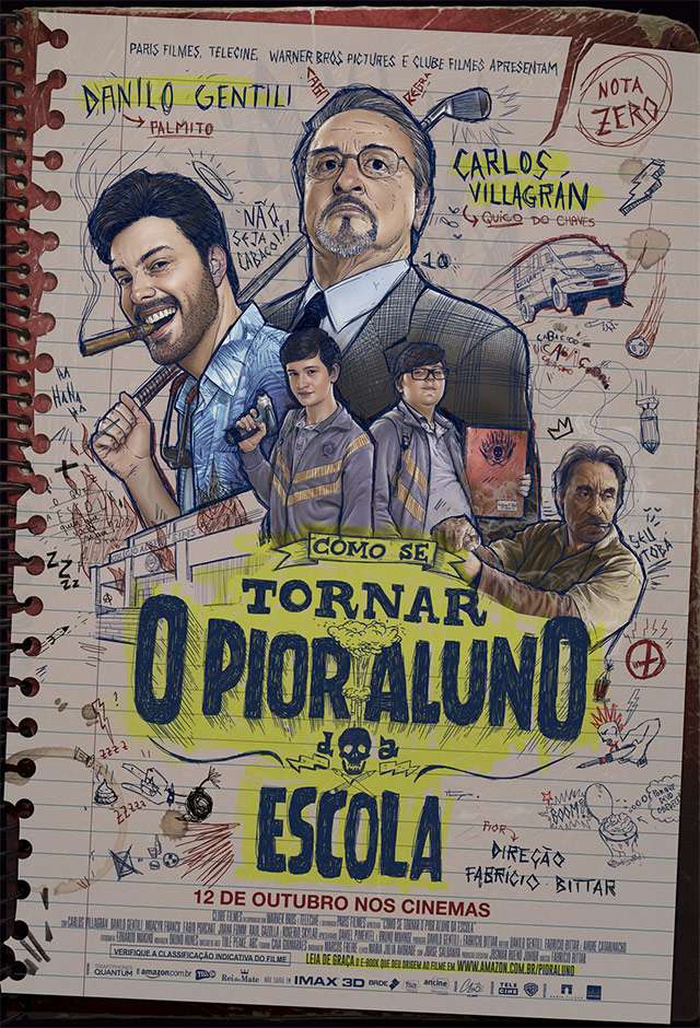 Cartaz do filme Como se Tornar o Pior Aluno da Escola