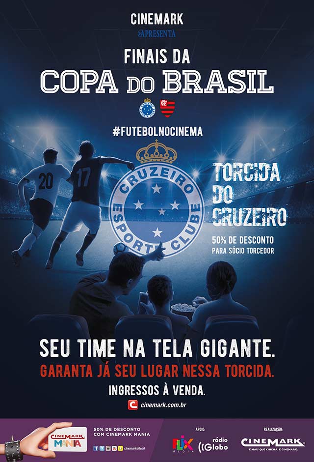 Cartaz do filme Copa do Brasil 2017 – Cruzeiro x Flamengo – Torcida Cruzeiro