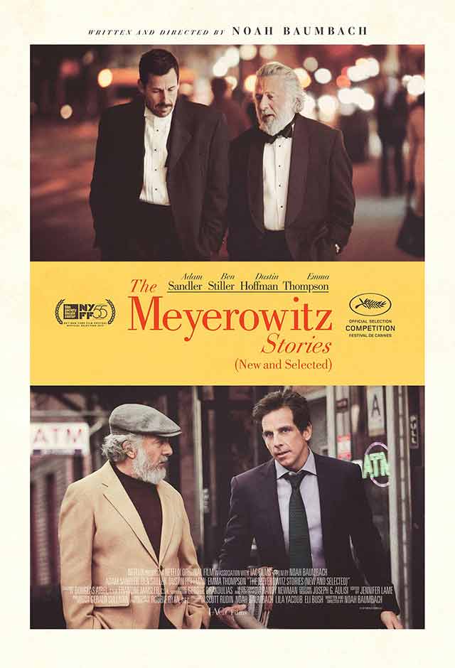 Cartaz do filme Os Meyerowitz: Família Não se Escolhe