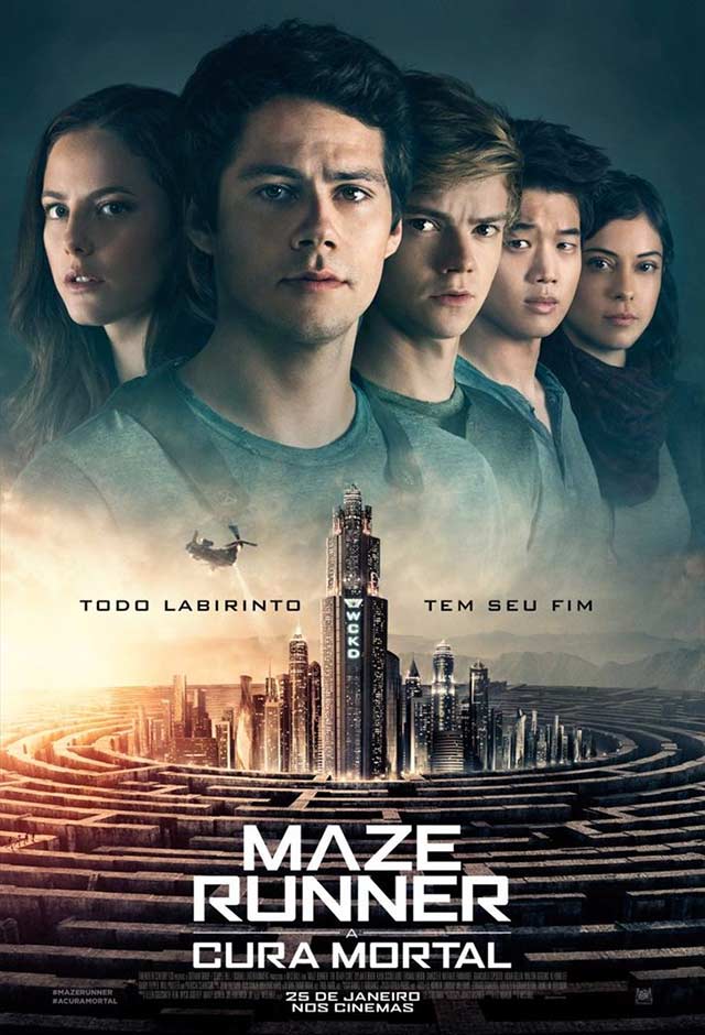 Cartaz do filme Maze Runner – A cura mortal
