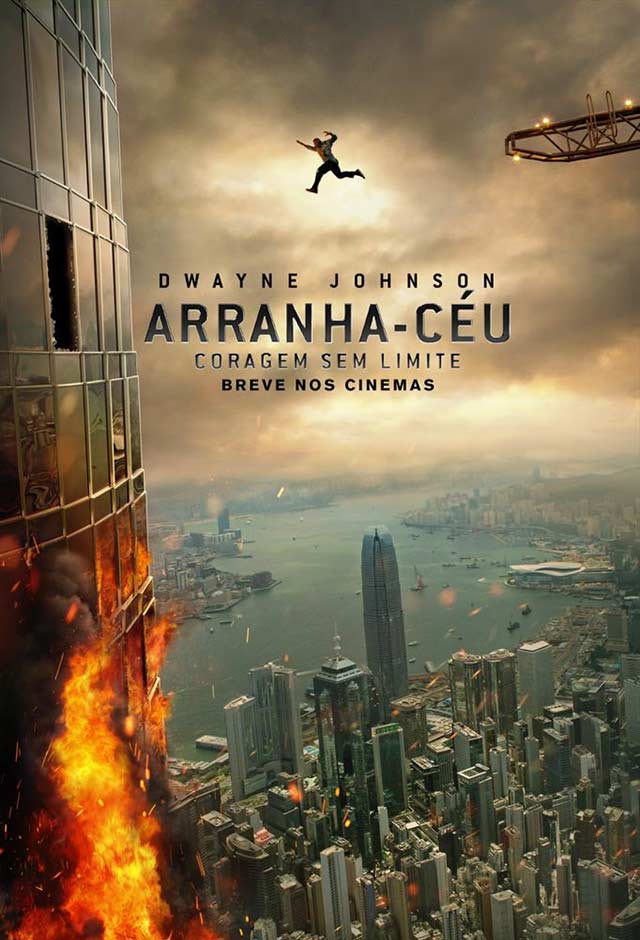 Cartaz do filme Arranha-Céu: Coragem sem Limite
