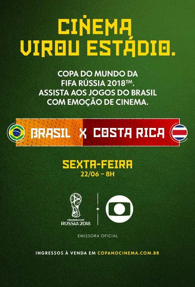 Cartaz do filme Rússia 2018 – Brasil X Costa Rica