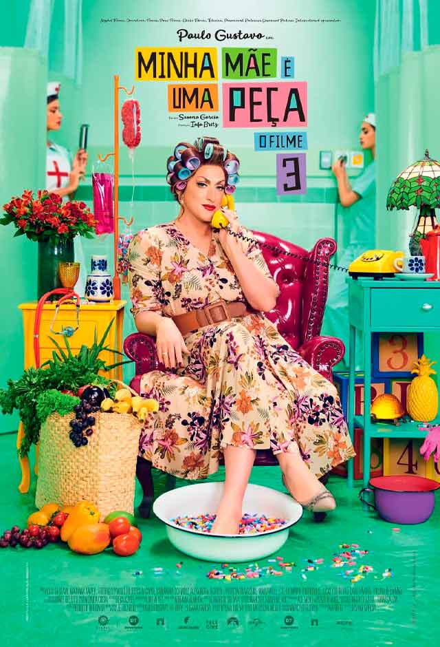 Cartaz do filme Minha Mãe É Uma Peça 3