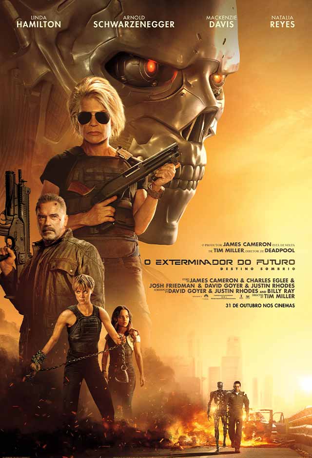 Cartaz do filme O Exterminador do Futuro: Destino Sombrio