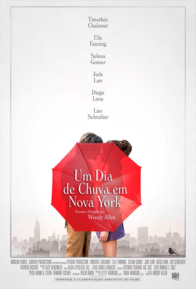 Cartaz do filme Um Dia de Chuva em Nova York