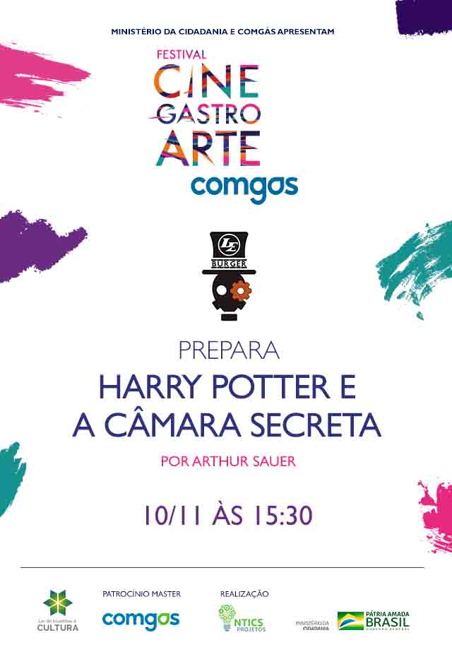Le Burguer Prepara Harry Potter e a Câmara Secreta
