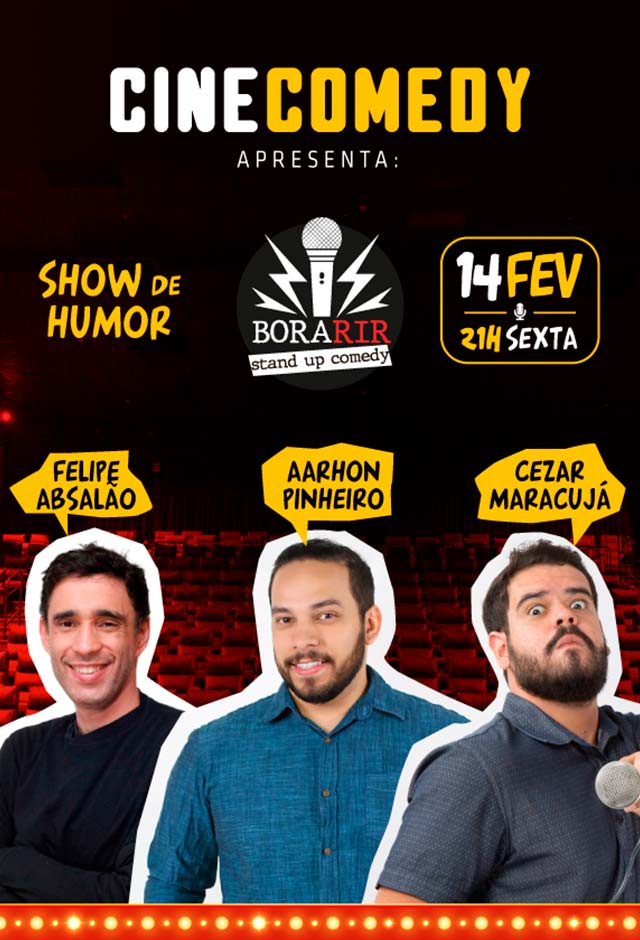 Cartaz do filme Bora Rir – Stand Up Comedy – Itaboraí 14/02