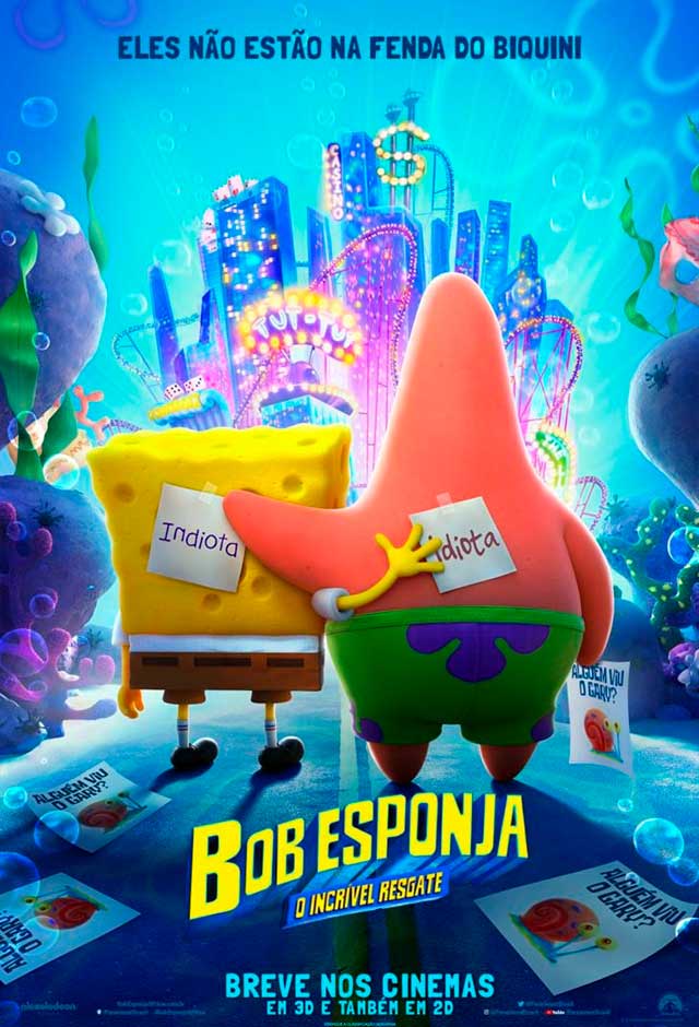 Cartaz do filme Bob Esponja: O Incrível Resgate