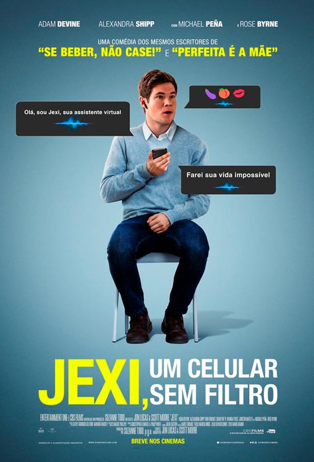 Cartaz do filme Jexi, um celular sem filtro