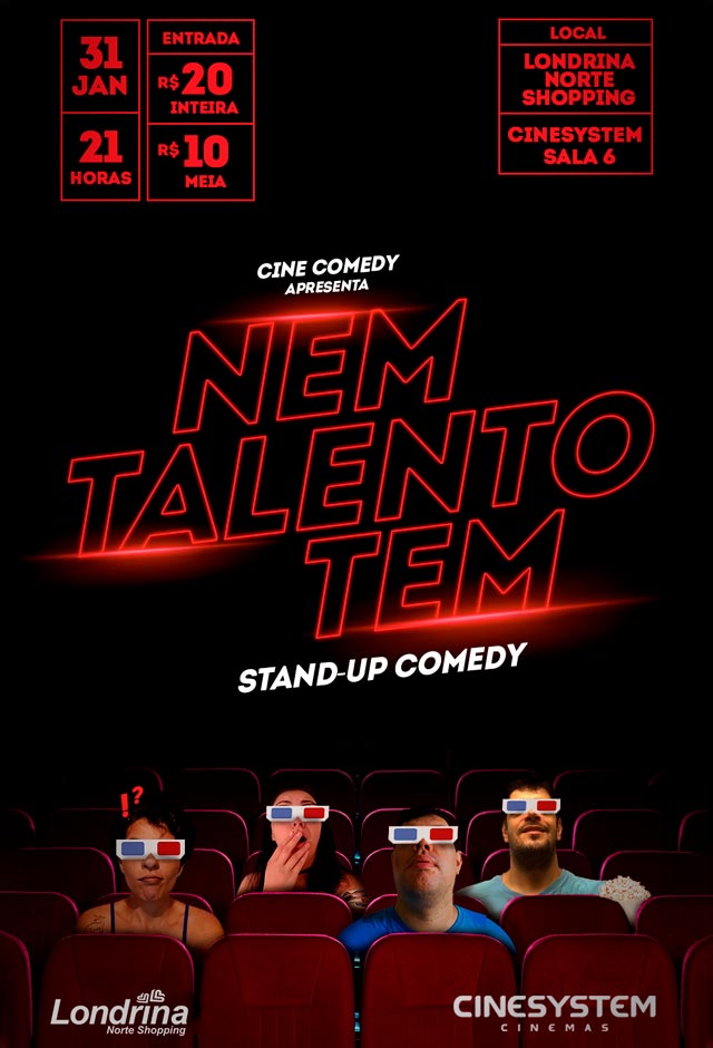 Cartaz do filme Cinecomedy – Nem Talento Tem