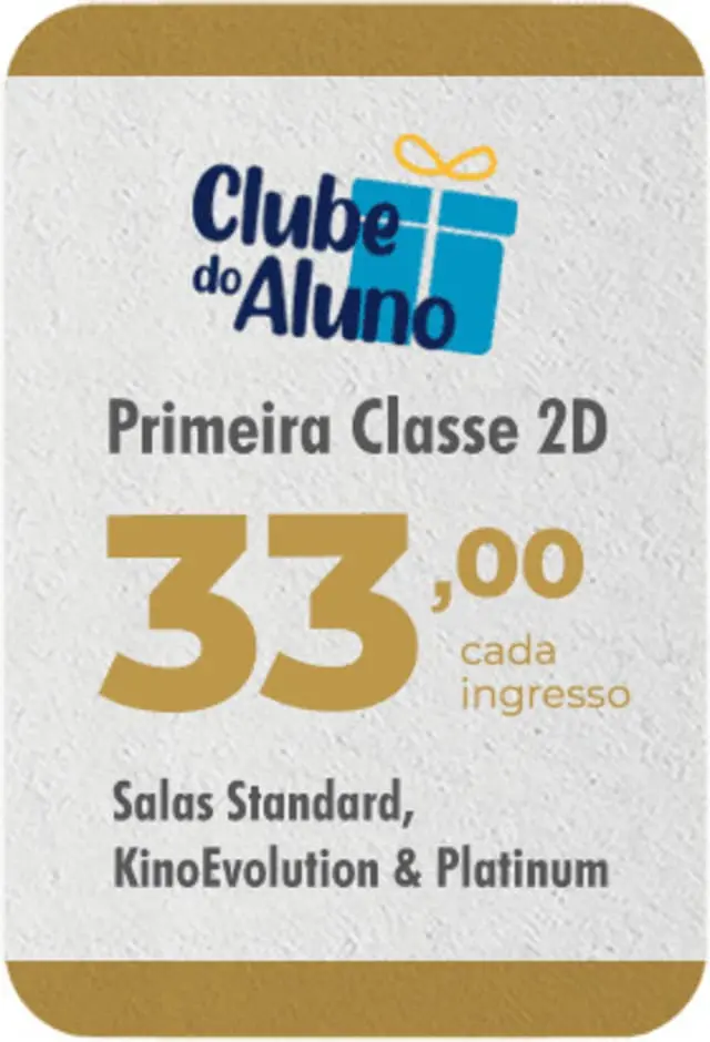 Clube do Aluno – Primeira Classe - 07/04/2024