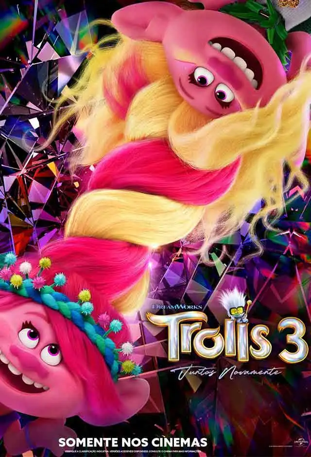 Cartaz do filme Trolls 3 – Juntos Novamente
