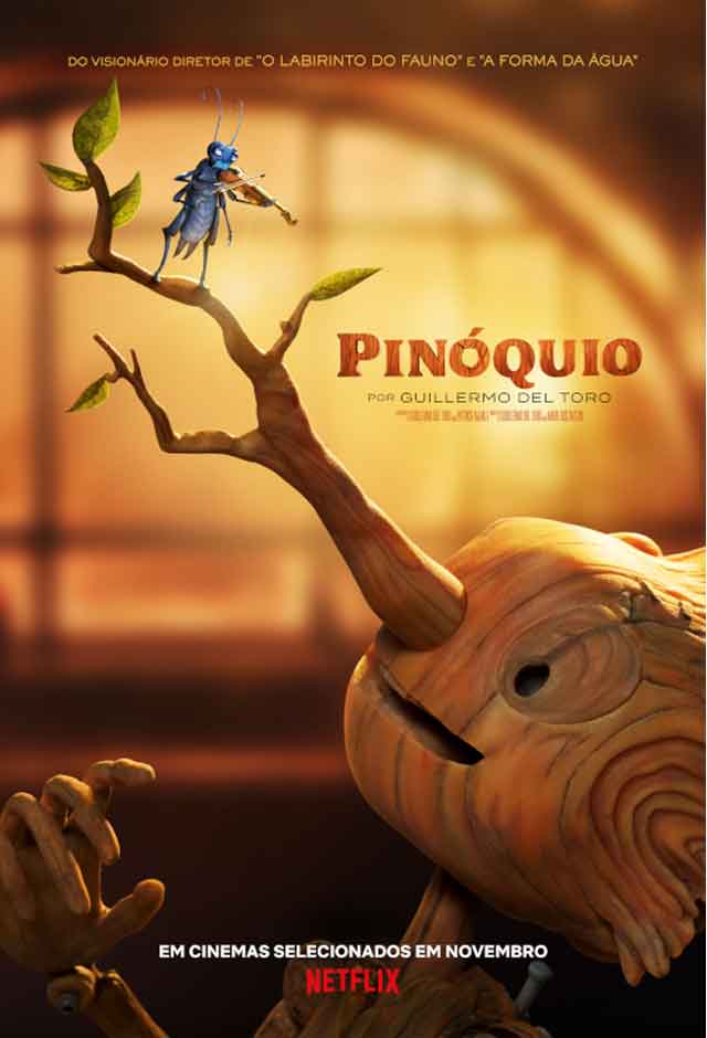 Pinóquio por Guillermo Del Toro