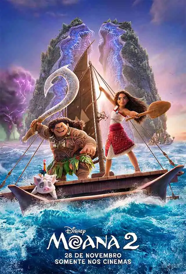 Cartaz do filme Moana 2