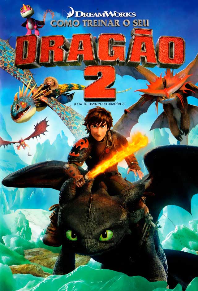 Cartaz do filme Como treinar o seu dragão 2
