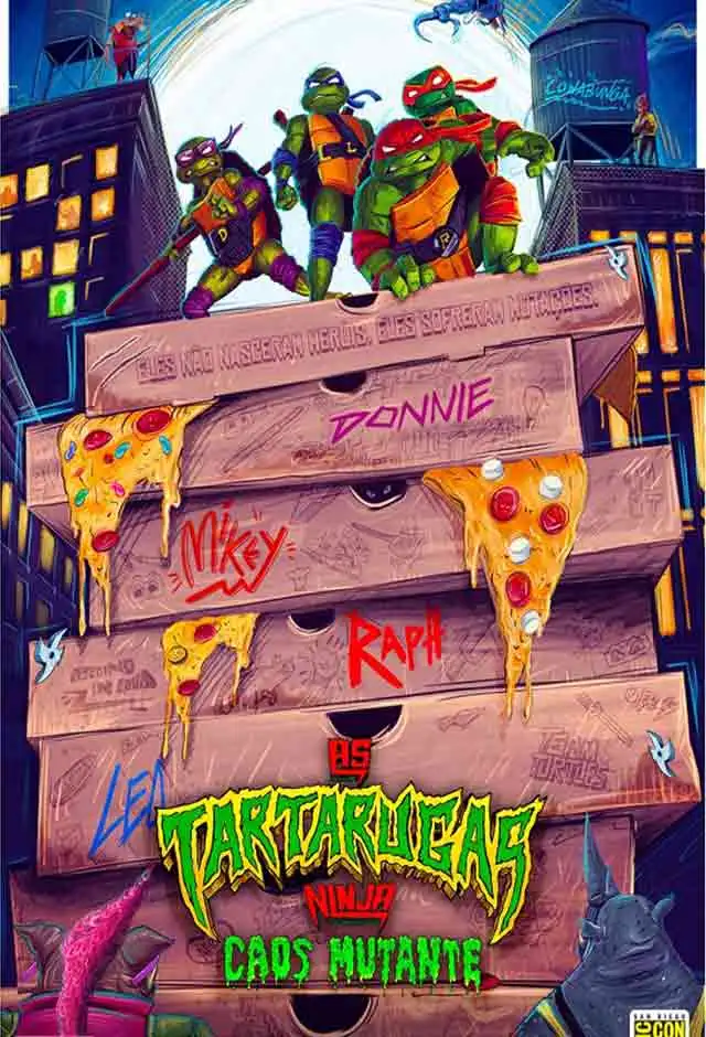 Cartaz do filme As Tartarugas Ninja – Caos Mutante