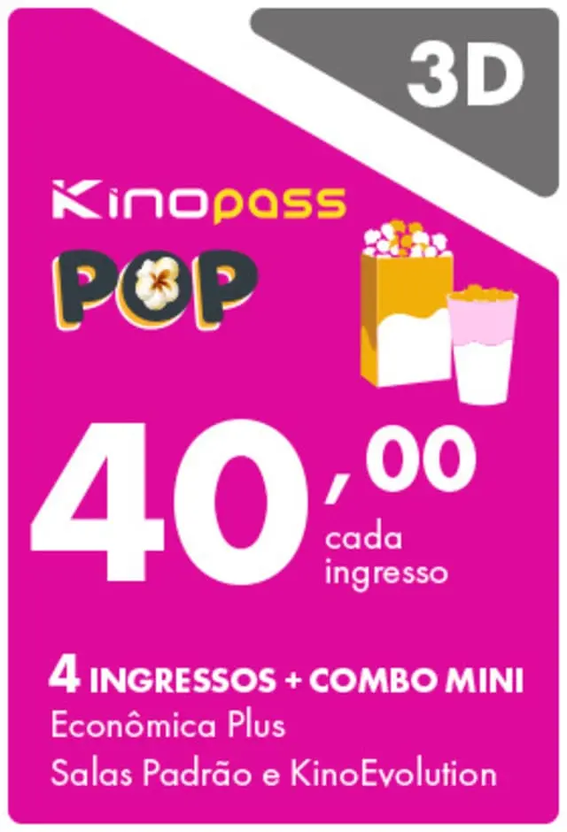 Cartaz do filme Kinopass POP 3D – 31/12/2025