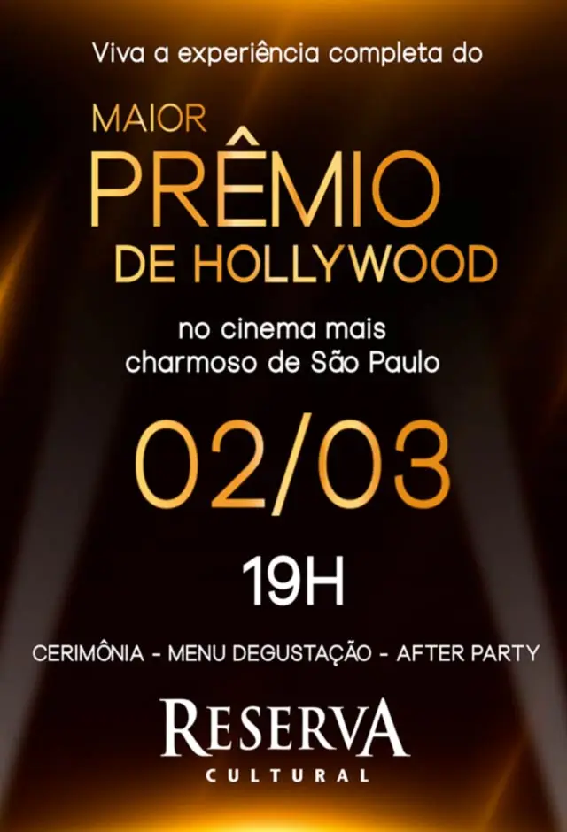 A Maior Festa Do Cinema É No Reserva