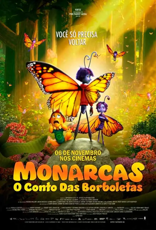 Cartaz do filme Monarcas: O Conto Das Borboletas