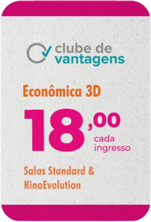 Clube de Vantagens - Classe Econômica 3D - 07/04/2024