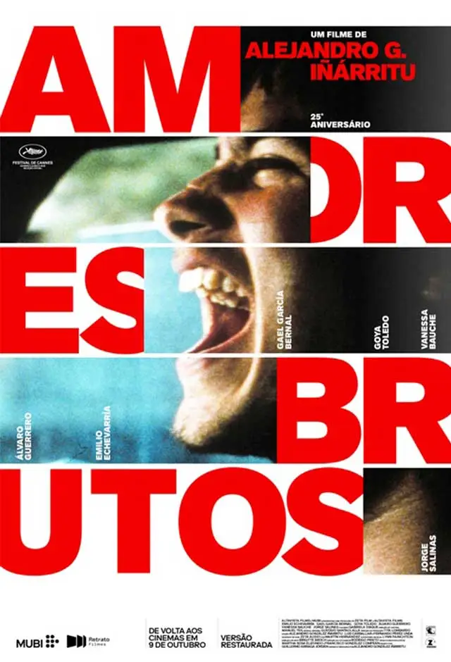 Cartaz do filme Amores Brutos (Relançamento)
