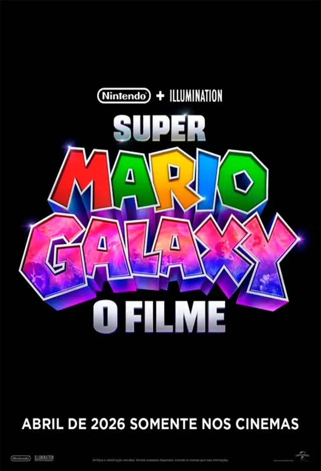 Cartaz do filme Super Mario Galaxy – O Filme