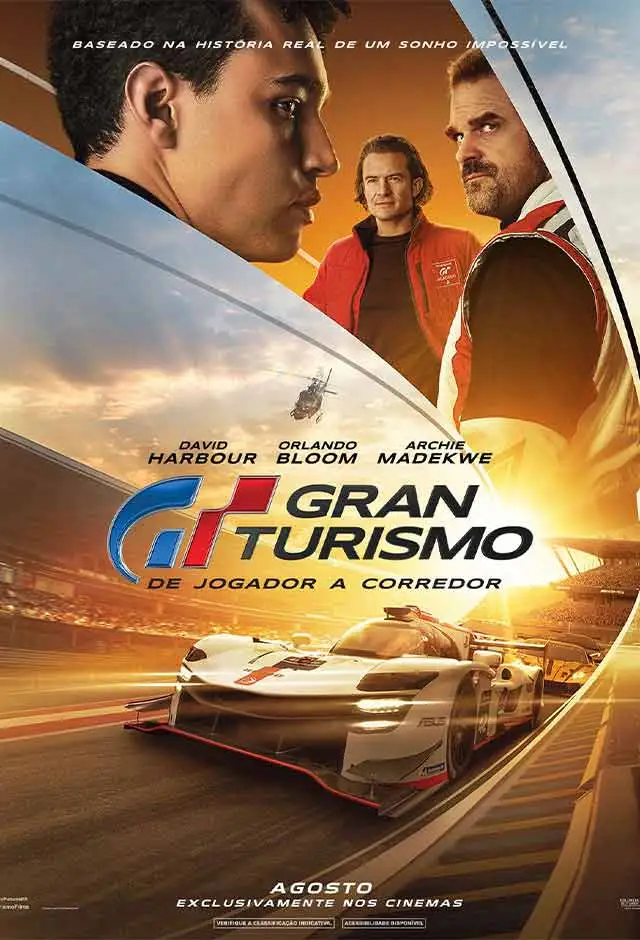 Cartaz do filme Gran Turismo – De Jogador a Corredor