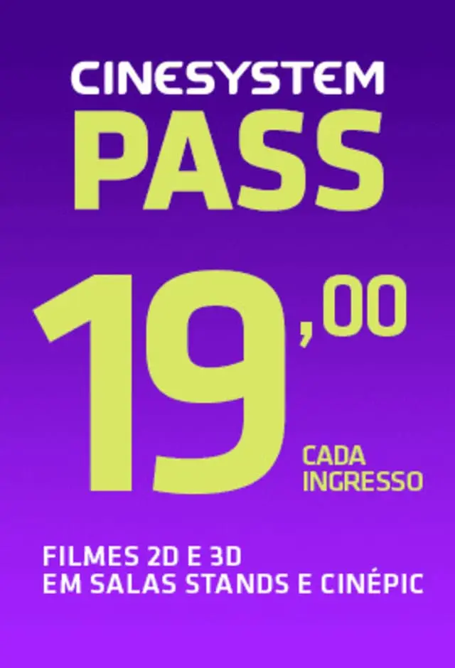 Cartaz do filme CINESYSTEM – Cinesystem Pass – 20/01/2026