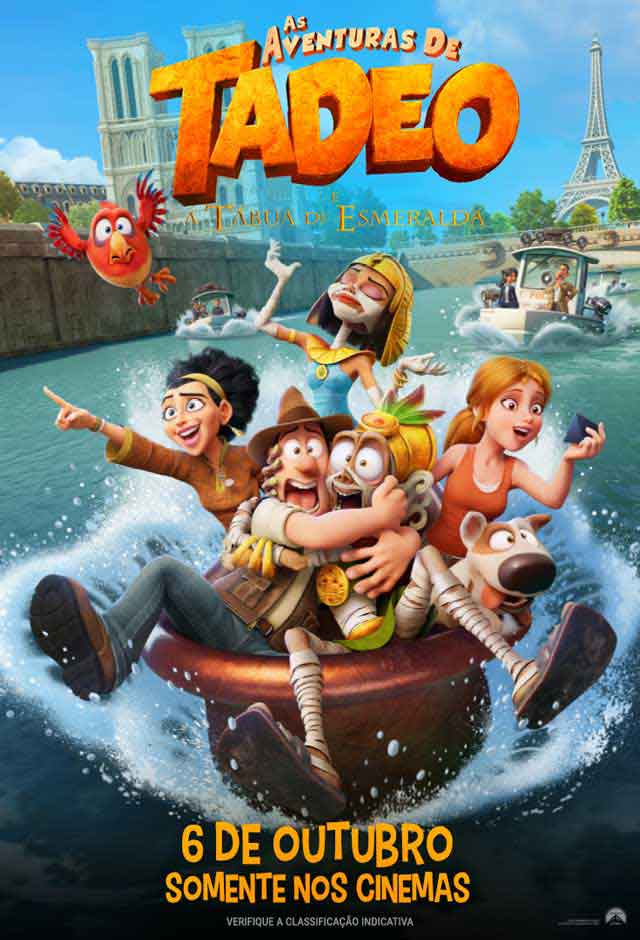 Cartaz do filme As Aventuras de Tadeo e a Tábua de Esmeralda
