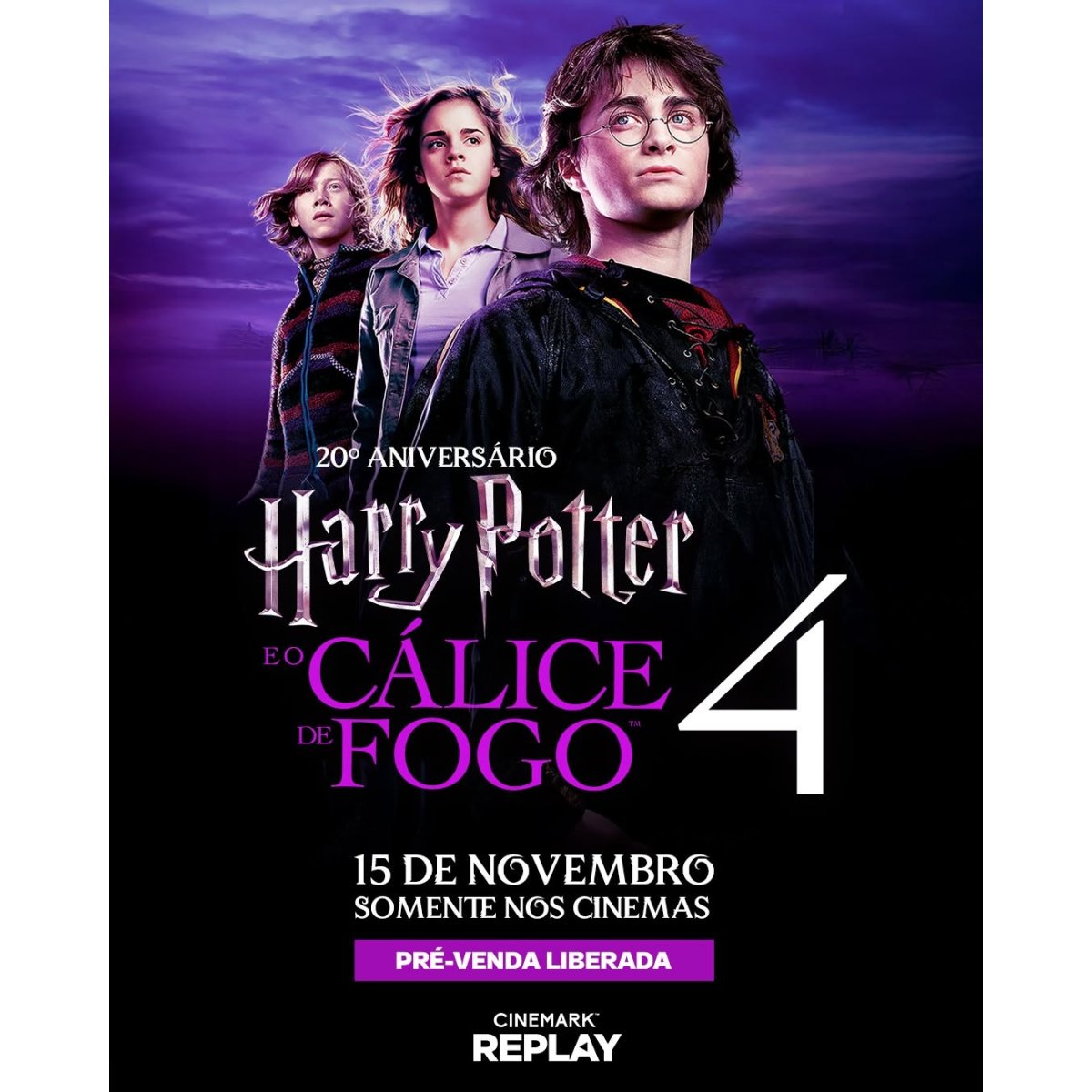Cinemark Replay: 'Wicked' e 'Harry Potter' em novembro