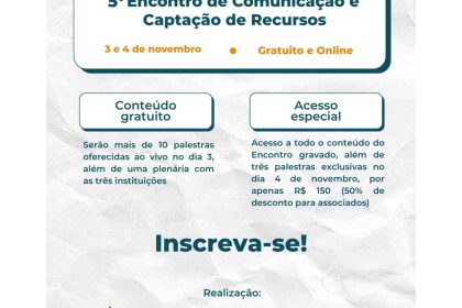 Encontro de Comunicação e Captação de Recursos: 5ª edição