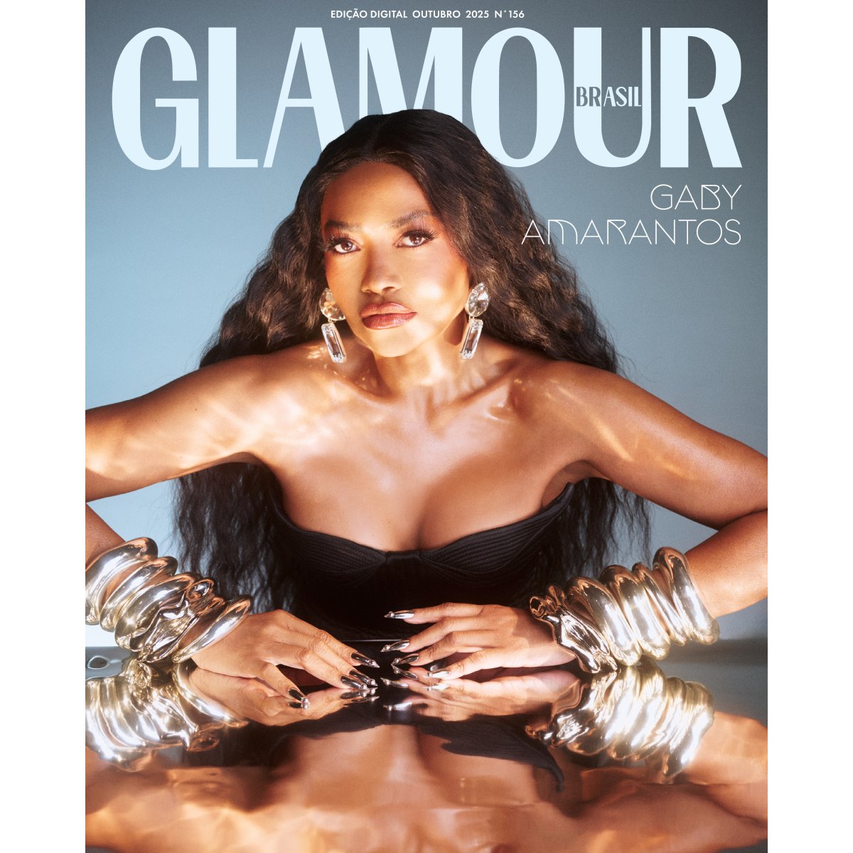 Gaby Amarantos celebra protagonismo amazônico na capa da Glamour